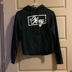 Black obey hoodie